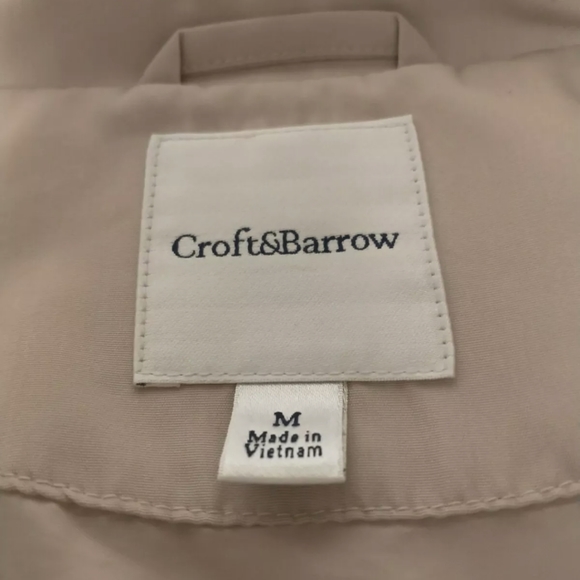 Women's Croft & Barrow Polyester Hooded Coat Jacket M - Picture 5 of 7